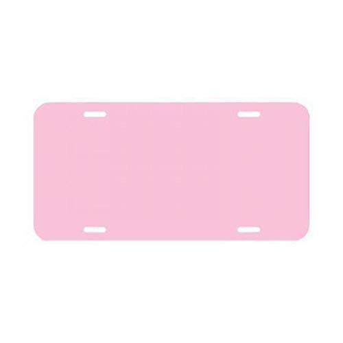 Plastic License Plate Blank Vinyl for Customization 0.020/0.5mm Laser Cut and Made in USA