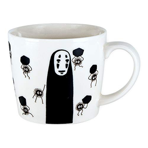 Benelic Spirited Away Mysterious Color Changing Teacup Mug with No Face and Soots - Official Studio Ghibli Merchandise