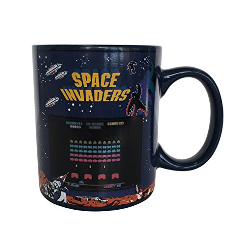 Paladone Heat Change Mug | Sensitive To Hot Drinks | Colour & Design Changes When Hot | Magic Colour Changing Coffee Tea Cup