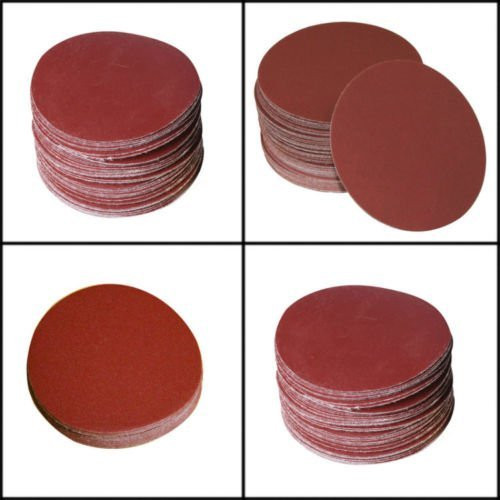 SHINA 50pcs 7" 60 GRIT Sanding Discs Hook Loop Backed Aluminum Oxide Sandpaper SHINA 50pcs 7" 60 GRIT Sanding Discs Hook Loop Backed Aluminum Oxide Sandpaper