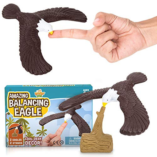 IPIDIPI TOYS Balancing Bird for Finger 2 Pack - Physics and Science Toy - Bird Balance Finger Toy for Party, Retro Magic Gift, Stocking Stuffers, Etc.