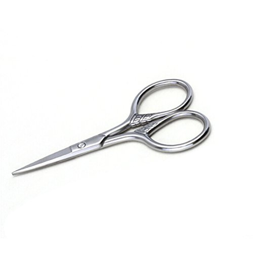 Frcolor Beard Mustache Scissors Stainless Steel Mustache Trimming Shear Men Beard Scissors for Facial Body