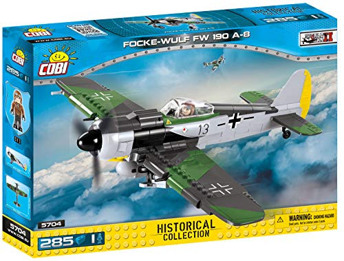 COBI Historical Collection Focke-Wulf FW 190 A-8 Plane, (Model: 5704)