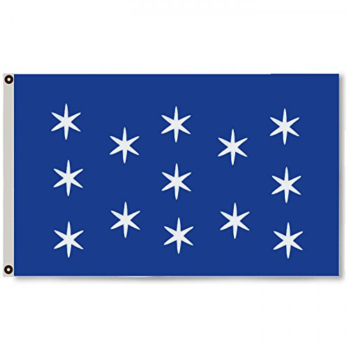 Flylong Washington's HQ Headquarters Flag Banner Man Cave 3x5Feet