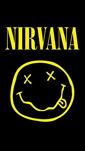 Kopoo Nirvana Smiley Poster, 12" x 18" (297 x 450 mm)