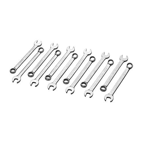 Jetech 7/16 Inch Combination Wrench (12 Pack) - Durable SAE Inch Cr-V Steel High Strength Spanner in Sand Blasted Finish