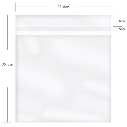 50 Resealable Plastic Vinyl Record Outer Sleeves for 12'' LP GATEFOLD 2LP