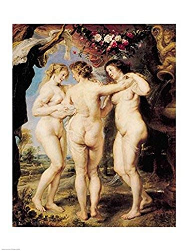 Posterazzi The Three Graces Poster Print by Peter Paul Rubens, (18 x 24)