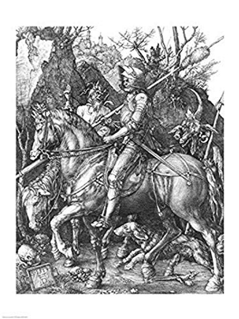 Posterazzi The Knight Death and the Devil 1513 Poster Print by Albrecht Durer, (18 x 24) Posterazzi The Knight Death and the Devil 1513 Poster Print by Albrecht Durer, (18 x 24)