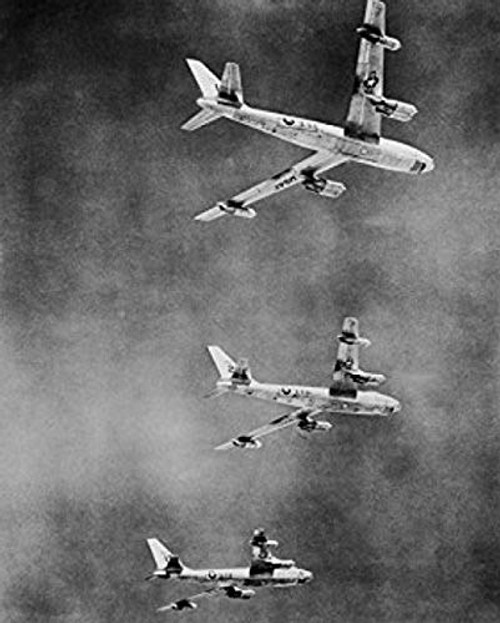Posterazzi Low angle view of three fighter planes in flight B-47 Stratojet Poster Print, (18 x 24) Posterazzi Low angle view of three fighter planes in flight B-47 Stratojet Poster Print, (18 x 24)