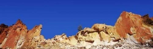 Posterazzi Low angle view of rock formations Rainbow Valley Conservation Reserve Northern Territory Australia Poster Print, (18 x 6)