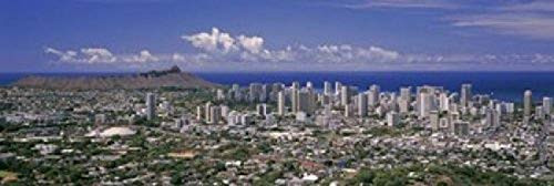 Posterazzi PPI132058S High Angle View of a City Oahu Honolulu County Hawaii USA 2010 Poster Print, 18 x 6 Posterazzi PPI132058S High Angle View of a City Oahu Honolulu County Hawaii USA 2010 Poster Print, 18 x 6