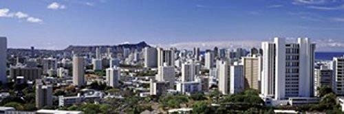 Posterazzi PPI132060S High Angle View of a City Oahu Honolulu County Hawaii USA 2010 Poster Print, 18 x 6 Posterazzi PPI132060S High Angle View of a City Oahu Honolulu County Hawaii USA 2010 Poster Print, 18 x 6