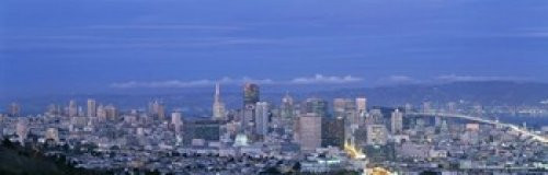 Posterazzi San Francisco cityscape Upper Market California Poster Print, (18 x 6) Posterazzi San Francisco cityscape Upper Market California Poster Print, (18 x 6)