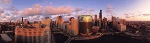 Posterazzi Chicago IL Poster Print, (20 x 6) Posterazzi Chicago IL Poster Print, (20 x 6)