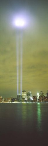 Posterazzi Evening Towers Of Light Lower Manhattan NYC City New York State USA Poster Print, (18 x 6)