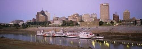 Posterazzi Buildings At The Waterfront Memphis Tennessee USA Poster Print, (18 x 7)