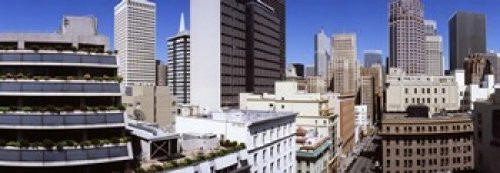 Posterazzi Skyscrapers in a city viewed from Union Square towards Financial District San Francisco California USA Poster Print, (18 x 7) Posterazzi Skyscrapers in a city viewed from Union Square towards Financial District San Francisco California USA Poster Print, (18 x 7)