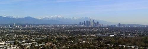 City with mountains in the background Los Angeles California USA 2010 Poster Print (18 x 6) City with mountains in the background Los Angeles California USA 2010 Poster Print (18 x 6)