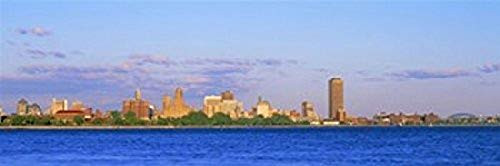 Posterazzi PPI74342S Buildings at the waterfront Buffalo Niagara River Erie County New York State USA Poster Print, 18 x 6