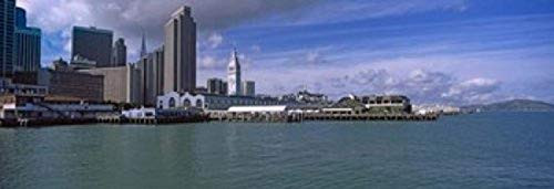 Posterazzi PPI141585S Buildings at the waterfront San Francisco California USA Poster Print, 18 x 7