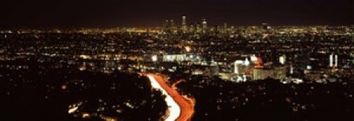 Posterazzi lit up at Night Hollywood City Los Angeles County California USA 2010 Poster Print, (18 x 7), Varies Posterazzi lit up at Night Hollywood City Los Angeles County California USA 2010 Poster Print, (18 x 7), Varies