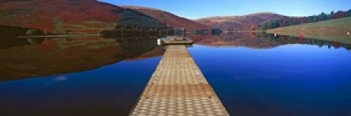Posterazzi Pier at a lake St Mary's Loch Scottish Borders Scotland Poster Print, (18 x 6) Posterazzi Pier at a lake St Mary's Loch Scottish Borders Scotland Poster Print, (18 x 6)