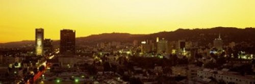 Hollywood Hills Hollywood California USA Poster Print (18 x 6) Hollywood Hills Hollywood California USA Poster Print (18 x 6)