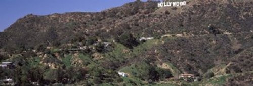 Posterazzi sign Hills Hollywood Los Angeles California USA Poster Print, (18 x 7)