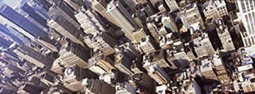 Posterazzi PPI136815S High Angle View of Buildings Manhattan City New York State USA Poster Print, 15 x 6, Varies