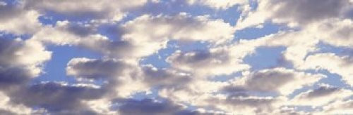 Posterazzi Low angle view of clouds Poster Print, (18 x 6)