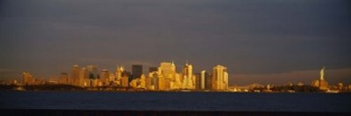 Posterazzi PPI100681S Skyscrapers Waterfront Statue of Liberty Manhattan City New York State USA Poster Print, 18 x 6, Varies Posterazzi PPI100681S Skyscrapers Waterfront Statue of Liberty Manhattan City New York State USA Poster Print, 18 x 6, Varies