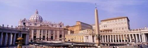 Posterazzi Vatican St Peters Square Rome Italy Poster Print, (18 x 6) Posterazzi Vatican St Peters Square Rome Italy Poster Print, (18 x 6)