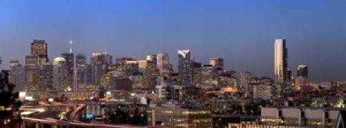 Posterazzi Buildings in a city San Francisco California USA 2010 Poster Print, (18 x 7)