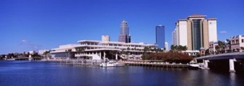 Posterazzi Skyscrapers at the waterfront Tampa Florida USA Poster Print, (18 x 7)