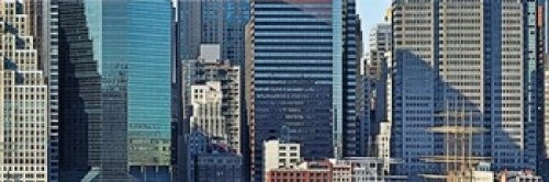 Posterazzi PPI139966S Skyscrapers City New York State USA 2011 Poster Print, 18 x 6, Varies