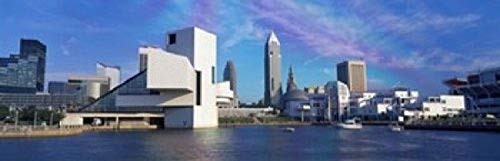 Posterazzi PPI63087S Buildings at the waterfront Cleveland Ohio USA Poster Print, 18 x 6