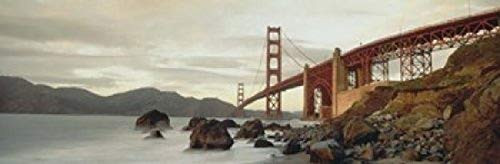 Posterazzi PPI67133S Golden Gate Bridge San Francisco CA USA Poster Print, 18 x 6