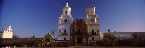 Posterazzi PPI127375S Low angle view of a church Mission San Xavier Del Bac Tucson Arizona USA Poster Print, 18 x 6