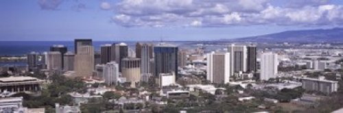 Posterazzi PPI132053S High Angle View of a City Oahu Honolulu County Hawaii USA 2010 Poster Print, 18 x 6 Posterazzi PPI132053S High Angle View of a City Oahu Honolulu County Hawaii USA 2010 Poster Print, 18 x 6