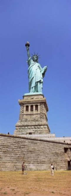 Posterazzi PPI136823S Low Angle View Statue Liberty Island City New York State USA Poster Print, 18 x 7, Varies Posterazzi PPI136823S Low Angle View Statue Liberty Island City New York State USA Poster Print, 18 x 7, Varies