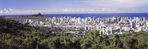 Posterazzi PPI132056S High Angle View of a City Oahu Honolulu County Hawaii USA 2010 Poster Print, 18 x 6 Posterazzi PPI132056S High Angle View of a City Oahu Honolulu County Hawaii USA 2010 Poster Print, 18 x 6