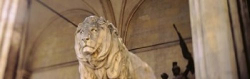 Posterazzi Germany Munich Lion sculpture in front of a building Poster Print, (18 x 6)
