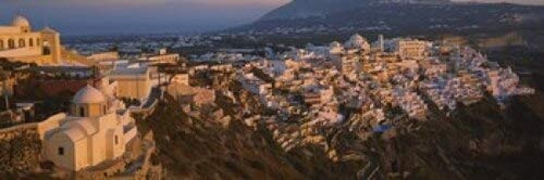 Posterazzi High angle view of buildings in a town Fira Santorini Cyclades Islands Greece Poster Print, (18 x 6) Posterazzi High angle view of buildings in a town Fira Santorini Cyclades Islands Greece Poster Print, (18 x 6)
