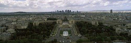Posterazzi PPI113495S Cityscape viewed from The Eiffel Tower Paris ILE-de France Poster Print, 18 x 6