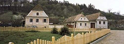 Posterazzi PPI132225S Houses in a village Biertan Transylvania Mures County Romania Poster Print, 18 x 7