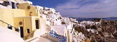 Buildings in a city Santorini Cyclades Islands Greece Poster Print (18 x 7)