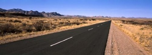 Posterazzi Road passing through a desert Keetmanshoop Windhoek Namibia Poster Print, (18 x 7) Posterazzi Road passing through a desert Keetmanshoop Windhoek Namibia Poster Print, (18 x 7)