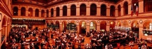 Posterazzi France Paris Bourse Stock Exchange Poster Print, (18 x 6)