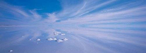 Posterazzi PPI111064S Pyramids on Salt Flat Salar De Uyuni Potosi Bolivia Poster Print, 18 x 7, Varies